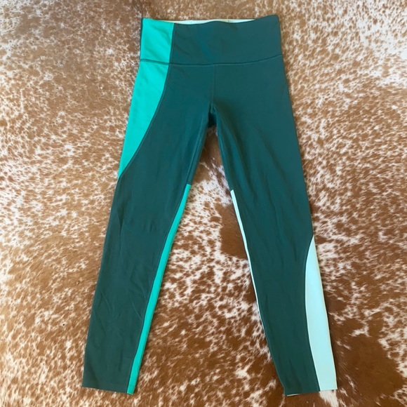 Athleta Elation 78 Tights Leggings Asymmetrical High Waisted - Picture 3 of 11